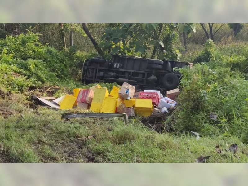 Diduga Sopir Mengantuk, Sebuah Truk di Temayang, Bojonegoro &lsquo;Nyemplung&rsquo; ke Jurang