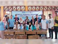 Puskesmas Padangan Layani Cek Kesehatan Gratis Peserta Kursus Pramuka di SDN Ngradin 1