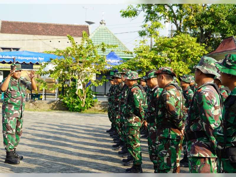 Kodim Bojonegoro Gelar Latihan Teknis Teritorial Berbasis Blok Ketahanan Pangan