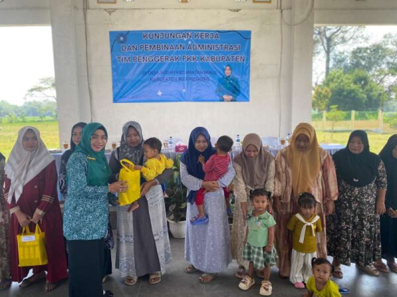 Optimalkan Kesejahteraan Keluarga, TP PKK Bojonegoro Sisir Desa Sudah di Kecamatan Malo