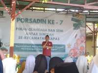 Ratusan Santri Ikuti Porsadin 7 Kecamatan Kapas di Tanjungharjo