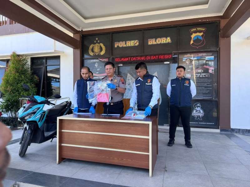 Polres Blora Amankan Maling Motor di Todanan, Beraksi Saat Rumah Korban Kosong