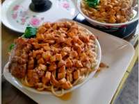 Mie Ayam Brutal Rahayu di Jalan Pemuda Bojonegoro,  Kuliner dengan Banyak Pilihan Menu