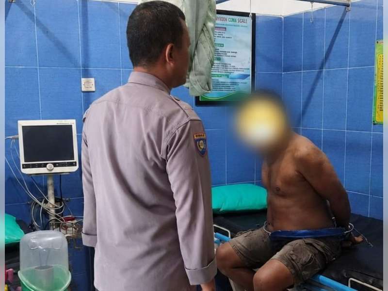 Maling Motor di Gudang J&T Cargo Baureno Babak Belur Dihajar Massa, Pelaku Berhasil Ditangkap di Sawah