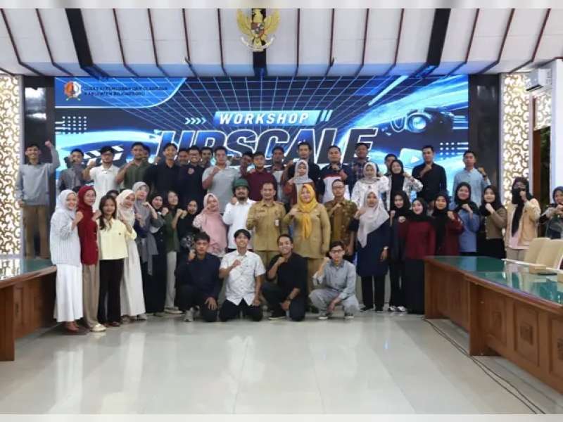 Tingkatkan Skill Wirausaha Muda, Dinpora Bojonegoro Gelar Workshop Video Promosi Berbasis Ponsel