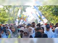 Peringatan Hari Koperasi Nasional Ke-79 di Bojonegoro Berlangsung Semarak, Ribuan Warga Padati Jalan Sehat Pasar Wisata