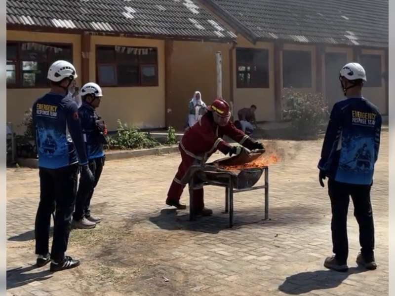 Kolaborasi Peduli Keselamatan, PLN NP UPTA Cetak "Agen Tanggap Bencana" Sejak Dini