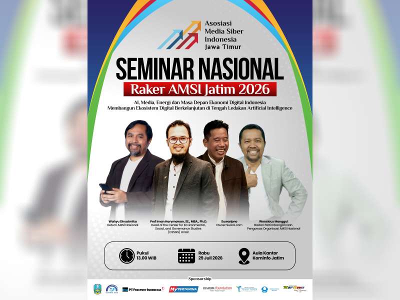 AMSI Jatim Akan Gelar Seminar Nasional Bahas Masa Depan Media di Era AI