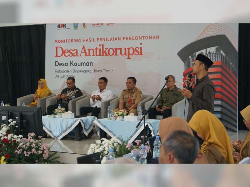 Desa Kauman Bojonegoro Masuk Kandidat Desa Antikorupsi 2026, KPK Lakukan Monitoring Penilaian