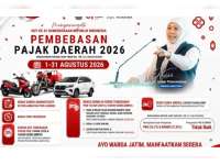 Pemprov Jatim Bebaskan Denda Pajak Kendaraan Selama Agustus 2026