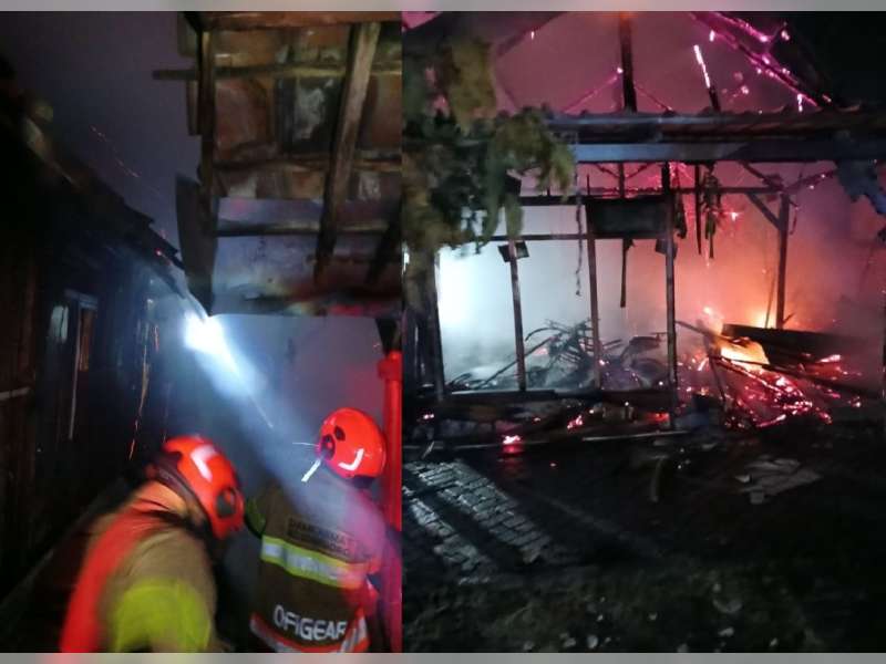 Rumah Warga di Kepohkidul Kedungadem Hangus Terbakar, Kerugian Capai Puluhan Juta Rupiah