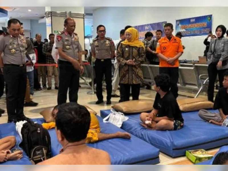 Pemprov Jatim Tanggung Seluruh Biaya Pengobatan Korban Kebakaran KM Mutiara Sentosa II