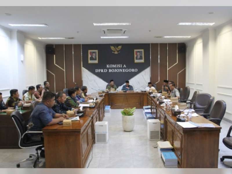 Komisi A DPRD Bojonegoro Bahas Rencana Pengadaan Tanah 2026, Tekankan Asas Transparansi