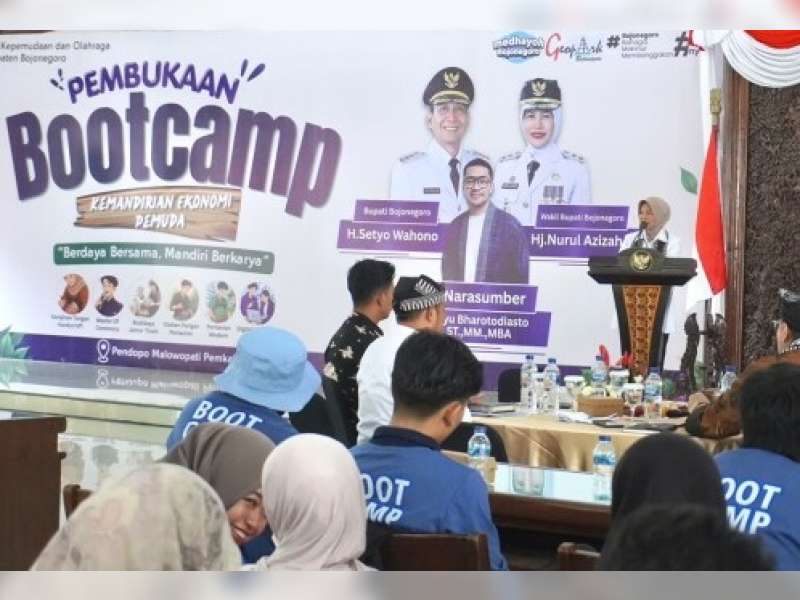 Pemkab Bojonegoro Gelar Bootcamp UMKM 2026 untuk 150 Pemuda, Mulai Hari Ini