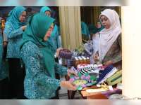 Dorong Program Prioritas Daerah, TP PKK Bojonegoro Tinjau Potensi Mandiri Warga Gedongarum Kanor