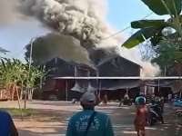 Kebakaran Gudang Oven Tembakau di Sukosewu, Bojonegoro, Kerugian Capai Rp 60 Juta