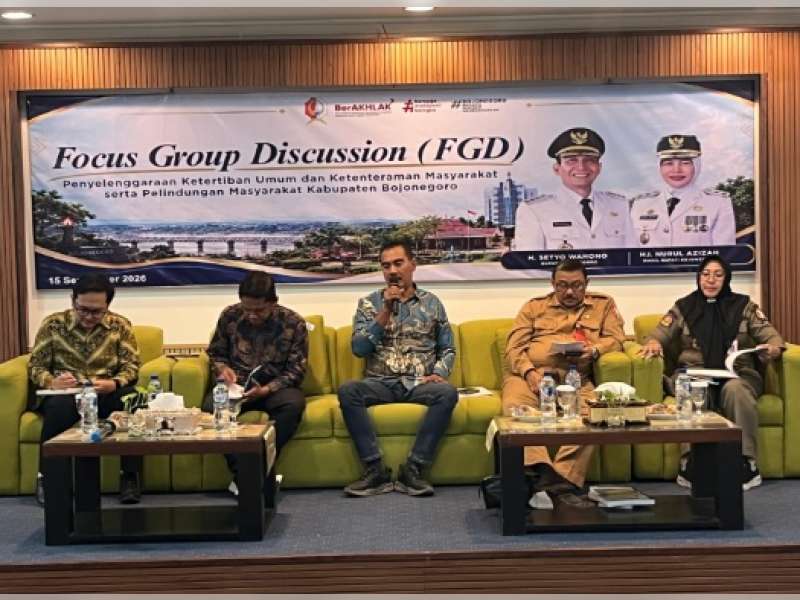 DPRD dan Pemkab Bojonegoro Gelar FGD Penyusunan Raperda Trantibum Linmas, Serap Aspirasi Publik dan Pelaku Usaha