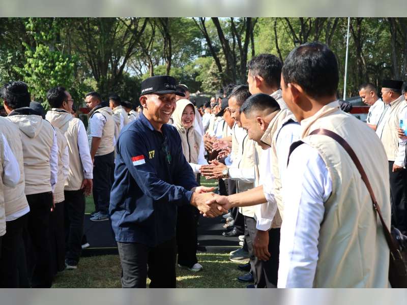 Lantik 28 PAC HKTI, Bupati Wahono Targetkan Bojonegoro Ungguli Lamongan dan Indramayu sebagai Lumbung Padi Nasional