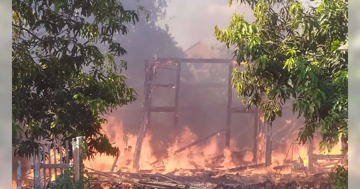 Ditinggal Pergi, Rumah Warga Banjarejo, Bojonegoro Kota Terbakar, Kerugian Capai Rp 250 Juta