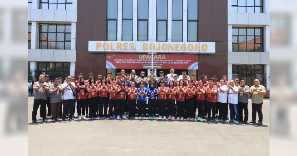 Dukung Atlet Muda, Kapolres Bojonegoro Lepas Kontingen PBV BOMA Berlaga di Kejurprov U-19 Jombang