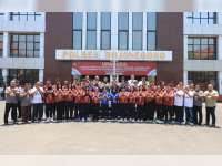 Dukung Atlet Muda, Kapolres Bojonegoro Lepas Kontingen PBV BOMA Berlaga di Kejurprov U-19 Jombang