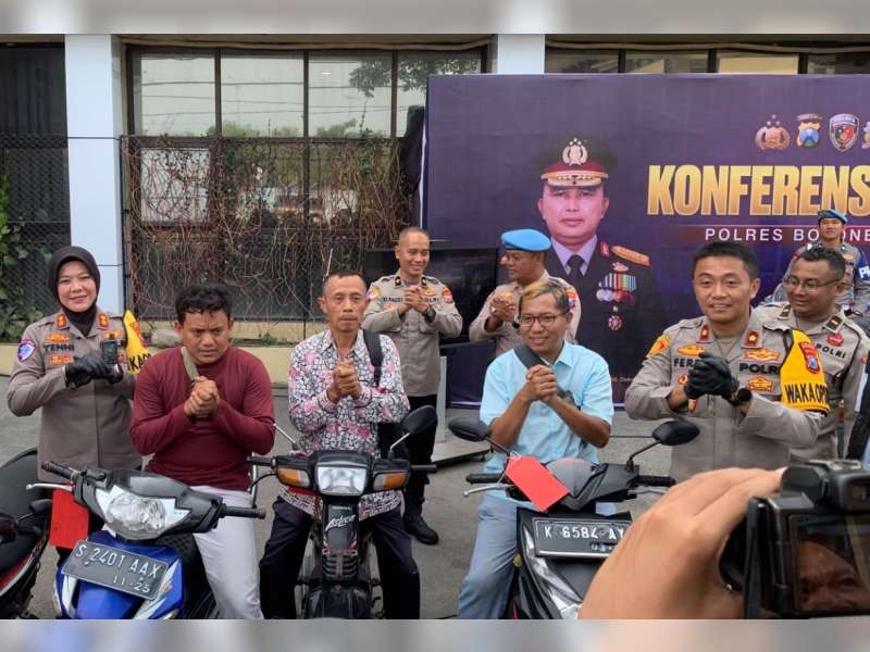 Polres Bojonegoro Kembalikan Motor Hasil Ungkap Kasus Operasi Sikat Semeru 2026 ke Pemiliknya