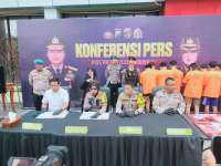 Gelar Operasi Sikat Semeru 2026, Polres Bojonegoro Ringkus 11 Tersangka dan Pengungkapan Tuntas 100 Persen
