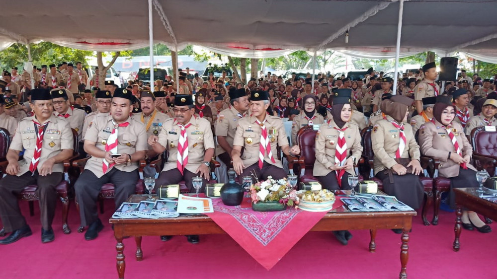 Gubernur Jateng Buka Jambore Daerah Xv Di Bumi Perkemahan