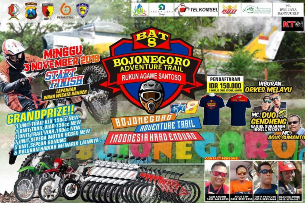 Bojonegoro Adventure Trail Seri Ke 8 Akan Diikuti 1200