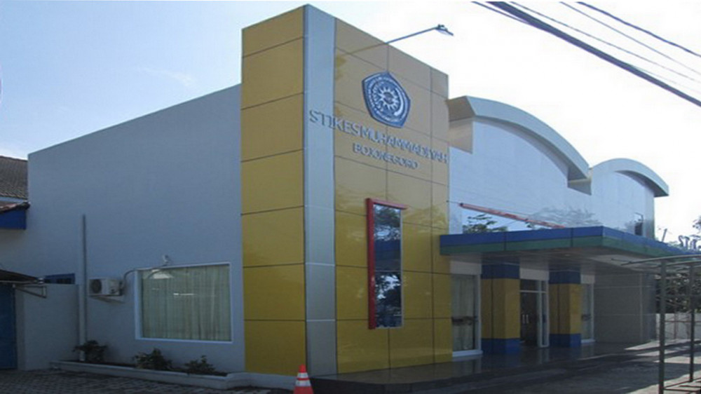 Gedung Sekolah Tinggi Ilmu Kesehatan Muhammadiyah Bojonegoro.