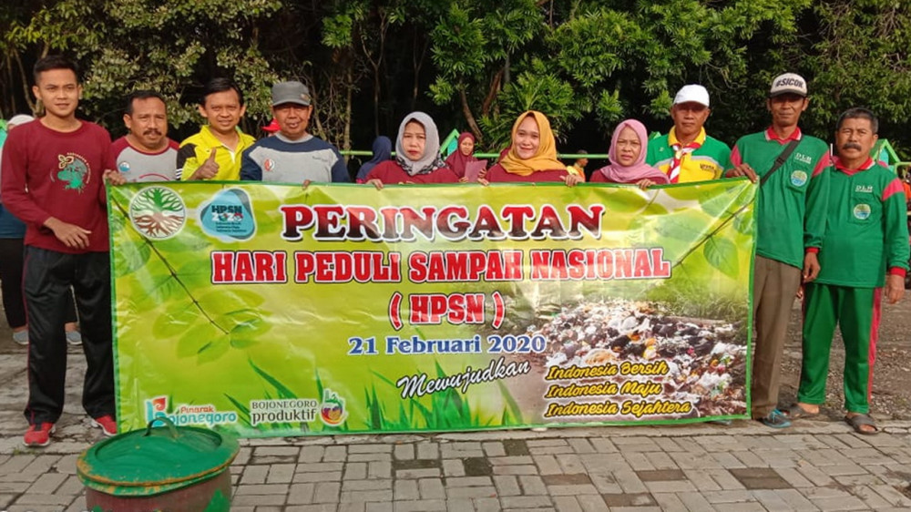 Peringati Hari Peduli Sampah Nasional Dlh Bojonegoro Bersih Bersih