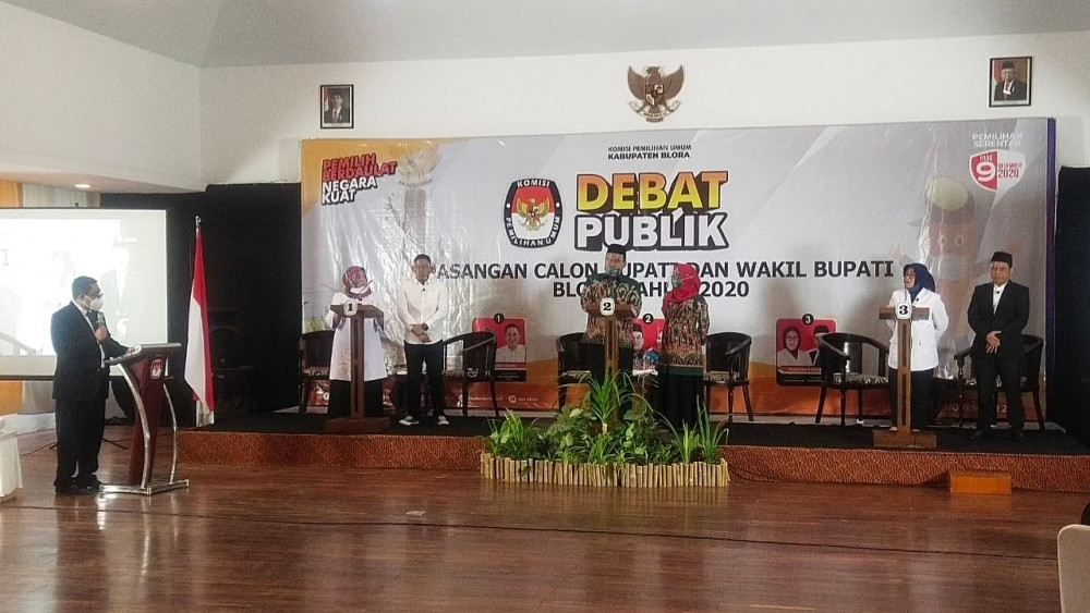 Aparat Jaga Ketat Debat Terbuka Paslon Bupati Dan Wakil Bupati, Pilkada ...