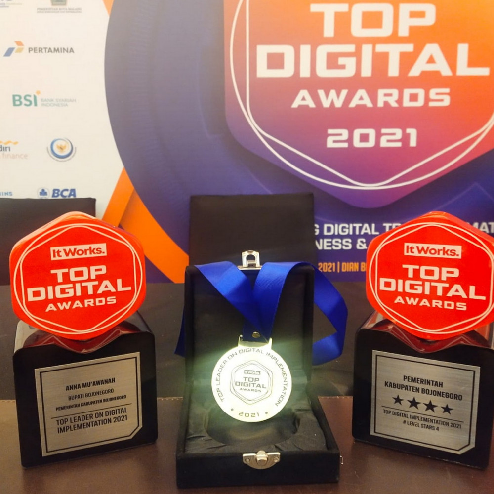 Pemkab Bojonegoro Raih Dua Penghargaan Top Digital Awards 2021 ...