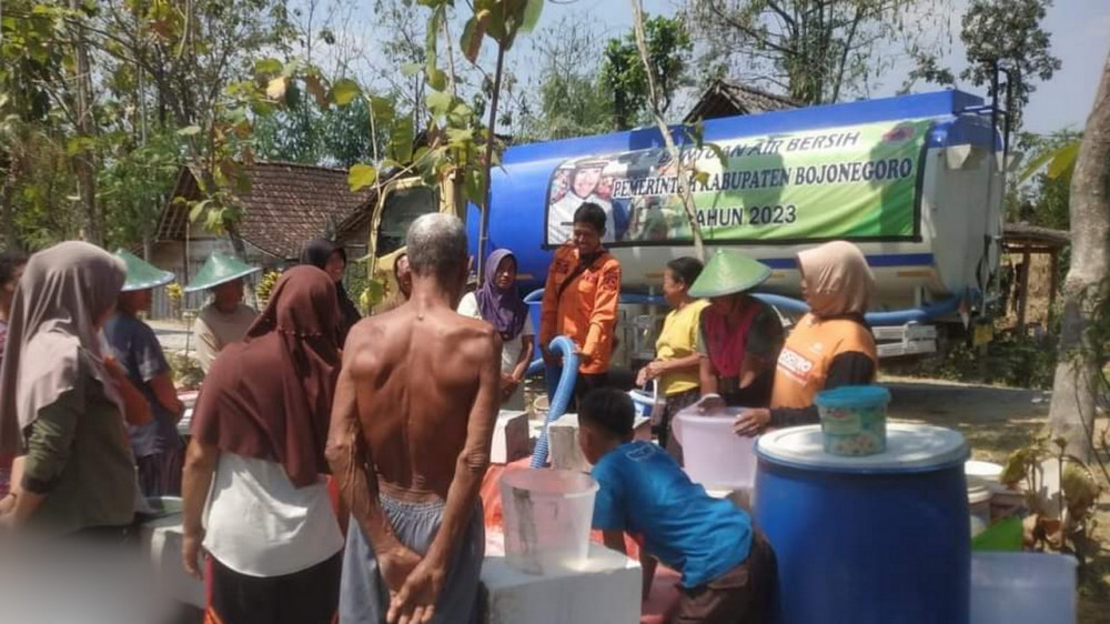 Hingga Pertengahan Agustus 2023 24 Desa Di Bojonegoro Alami Kekeringan Dan Krisis Air Bersih 8104