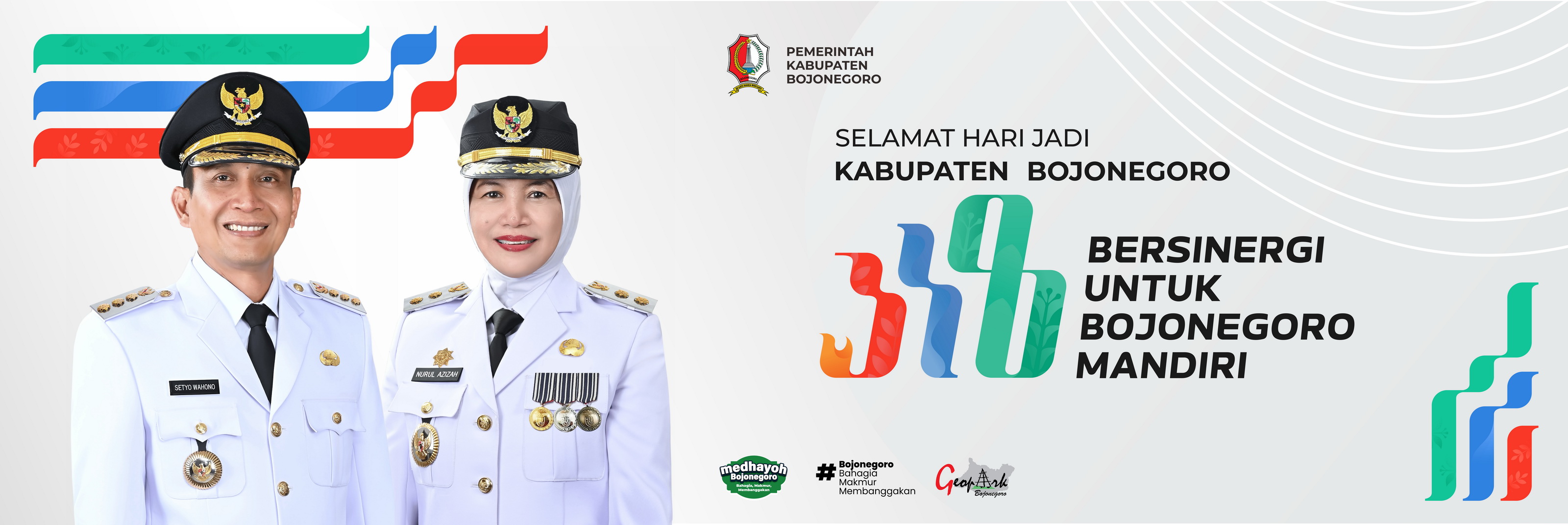 Banner Ucapan HJB Bupati dan Wabup