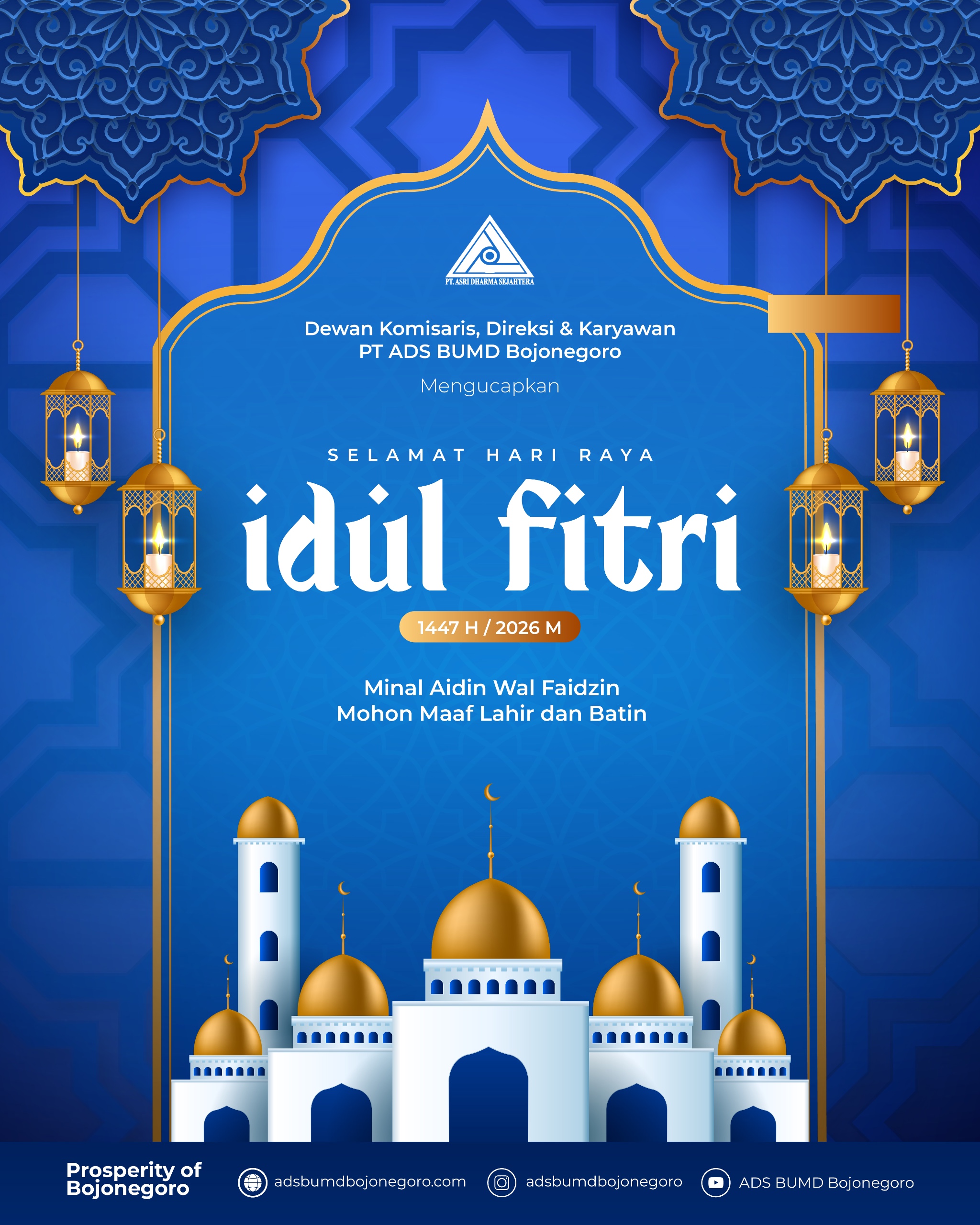 Banner Ucapan Idulfitri 1447 H ADS