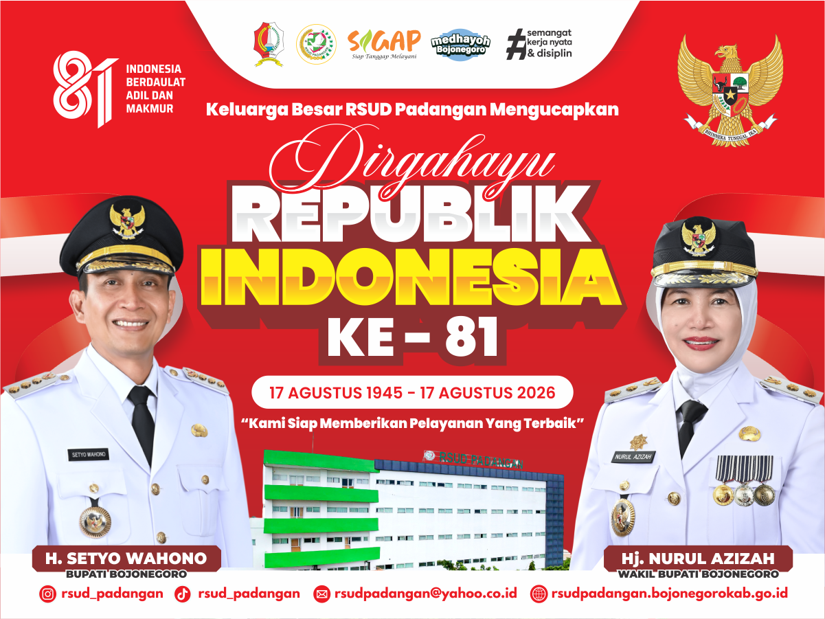 Banner Ucapan HUT RI-RSUD Padangan