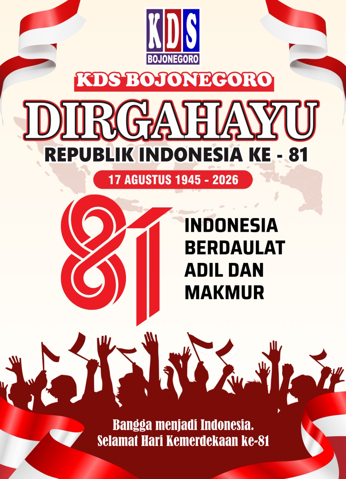 Banner Ucapan HUT RI KE-81 KDS (Desktop)